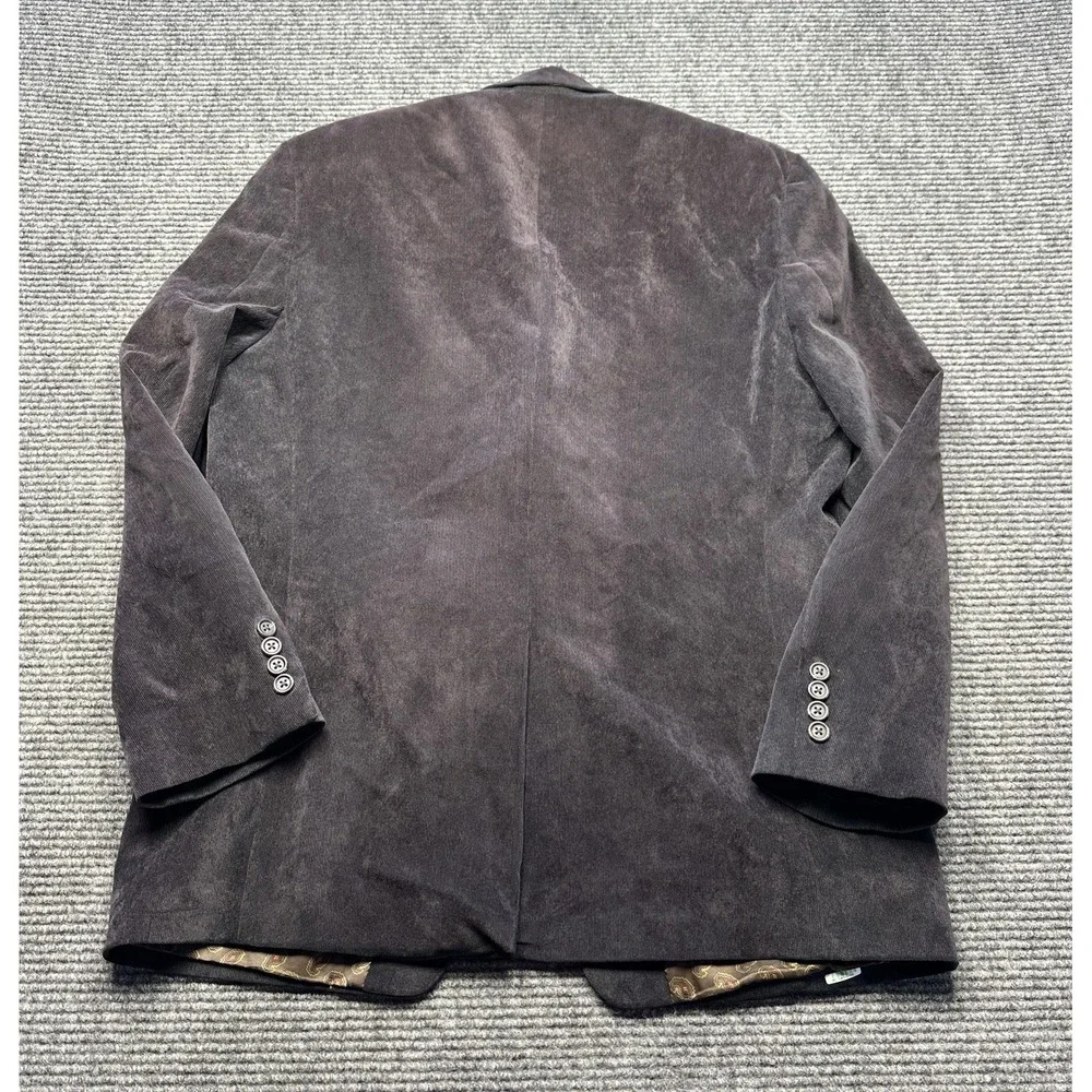 Chaps Blazer Mens 44‎ Brown Corduroy Sport Coat 2 Button Casual Lined Jacket